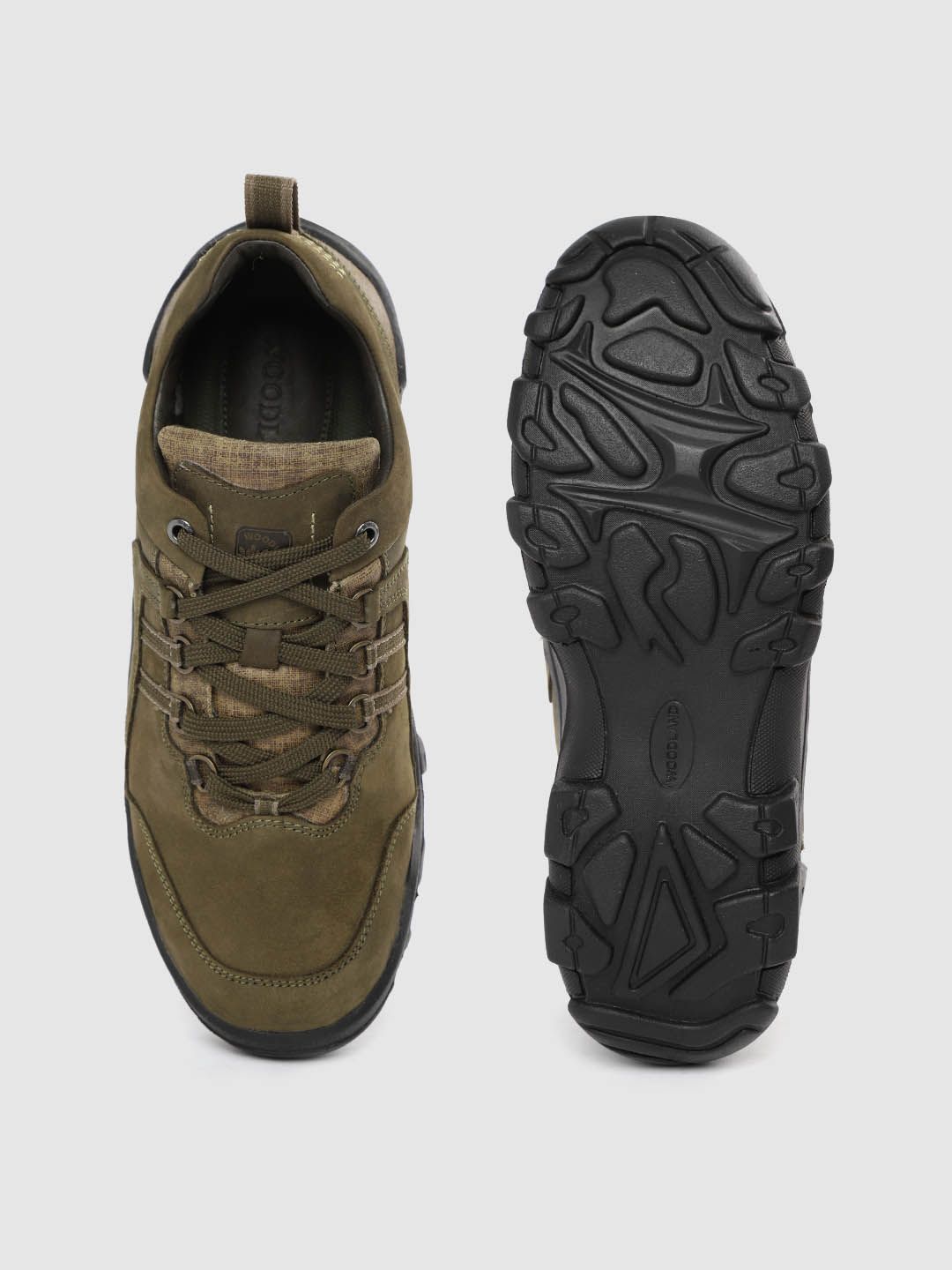  Woodland Men Nubuck Trekking Shoes