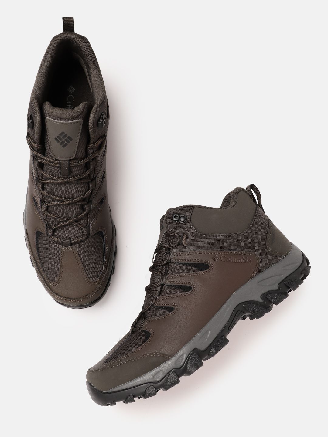  Columbia Men BUXTON PEAK MID II Suede Trekking Shoes