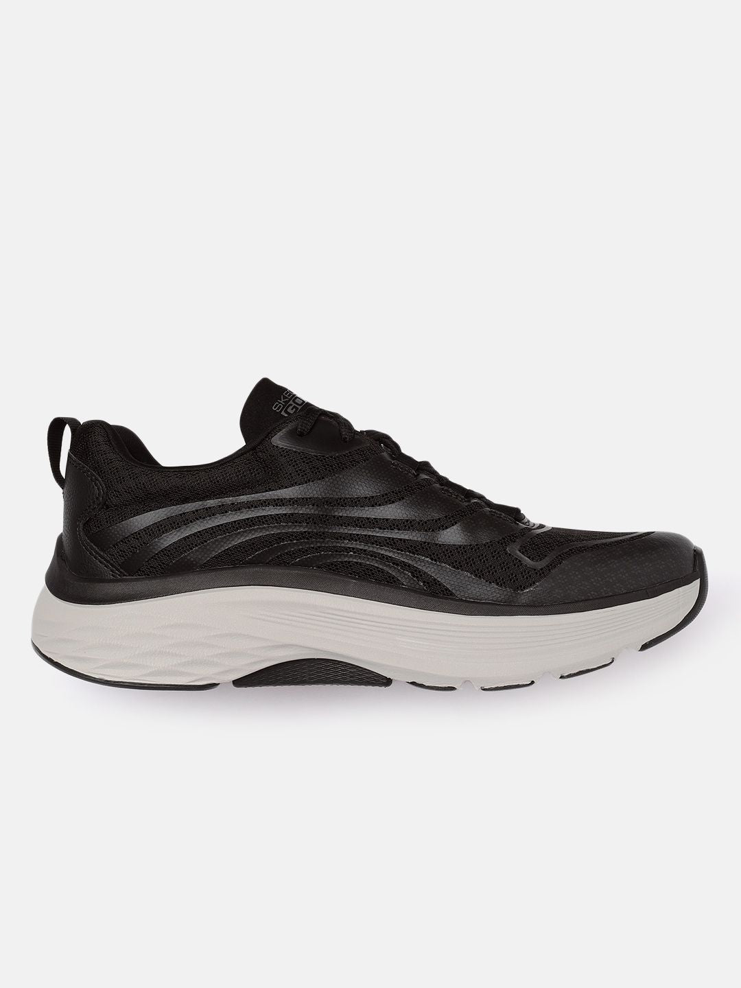  Skechers Men Black MAX CUSHIONING ARCH FIT - ENIGMA Running Shoes