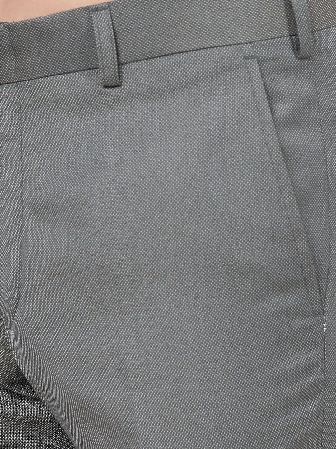  METAL Men Slim Fit Formal Trousers