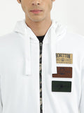  United Colors Of Benetton Men White Sweatshirt
