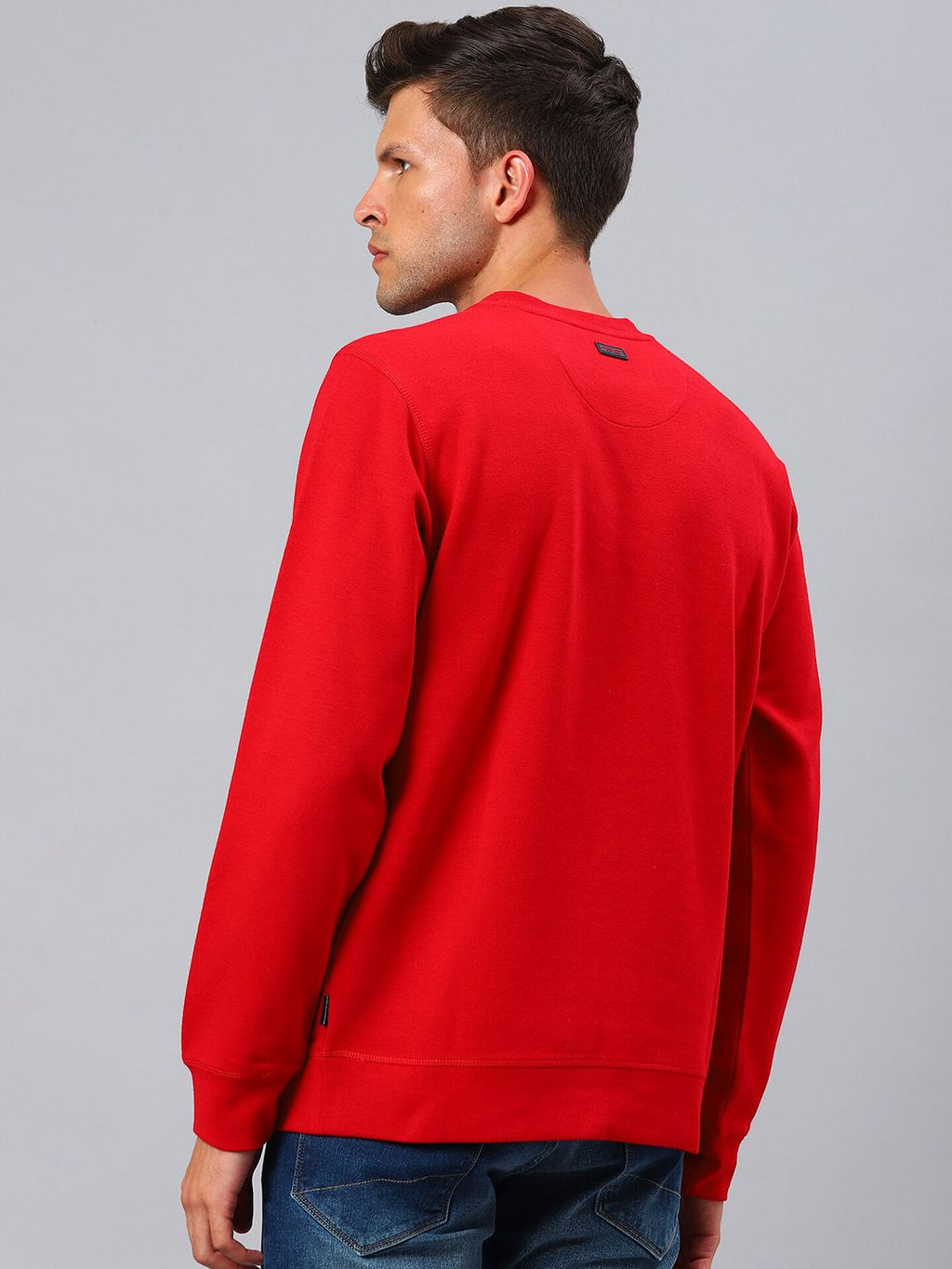  Beverly Hills Polo Club Men Red Printed Sweatshirt