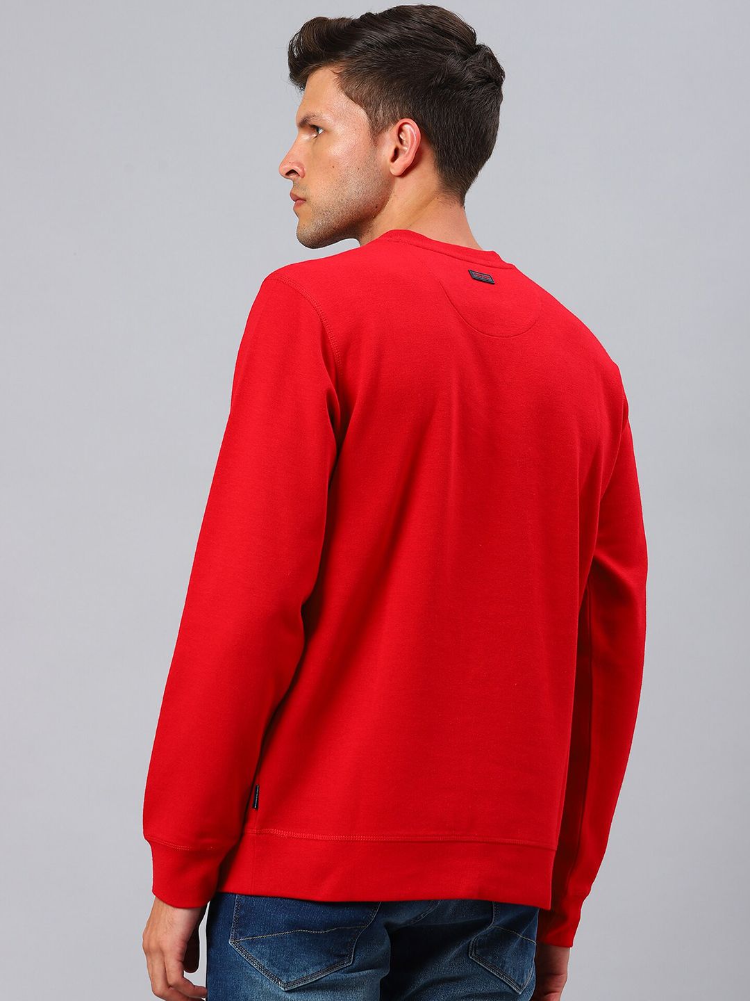  Beverly Hills Polo Club Men Red Printed Sweatshirt