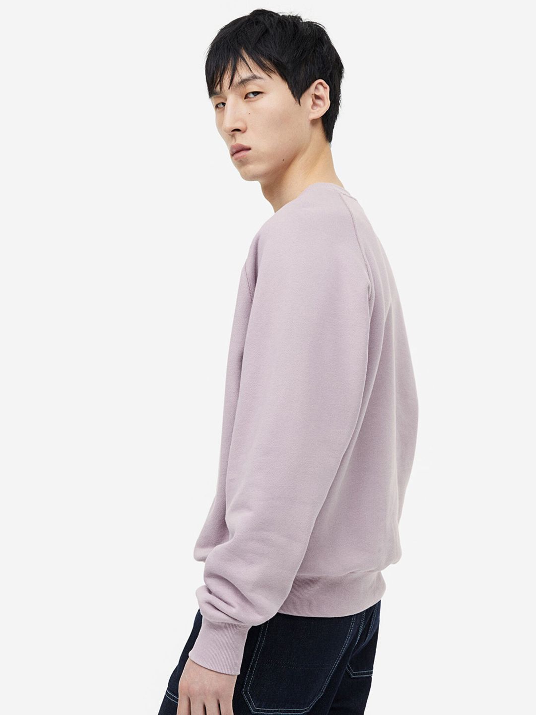  H&M Men Oversized Fit Cotton Sweatshirt