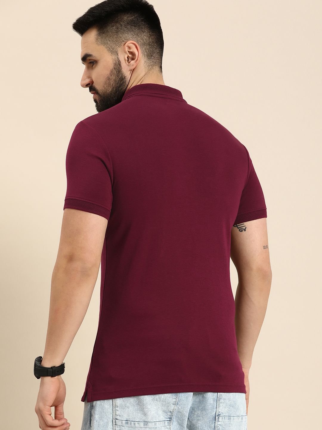  United Colors Of Benetton Polo Collar Pure Cotton T-shirt