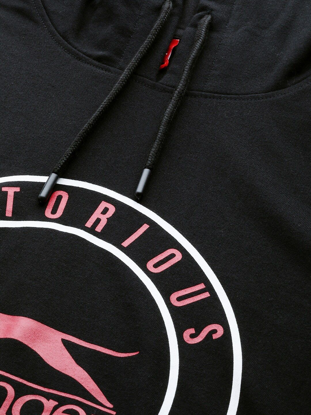  Slazenger Men Black & Red Printed Tracksuit