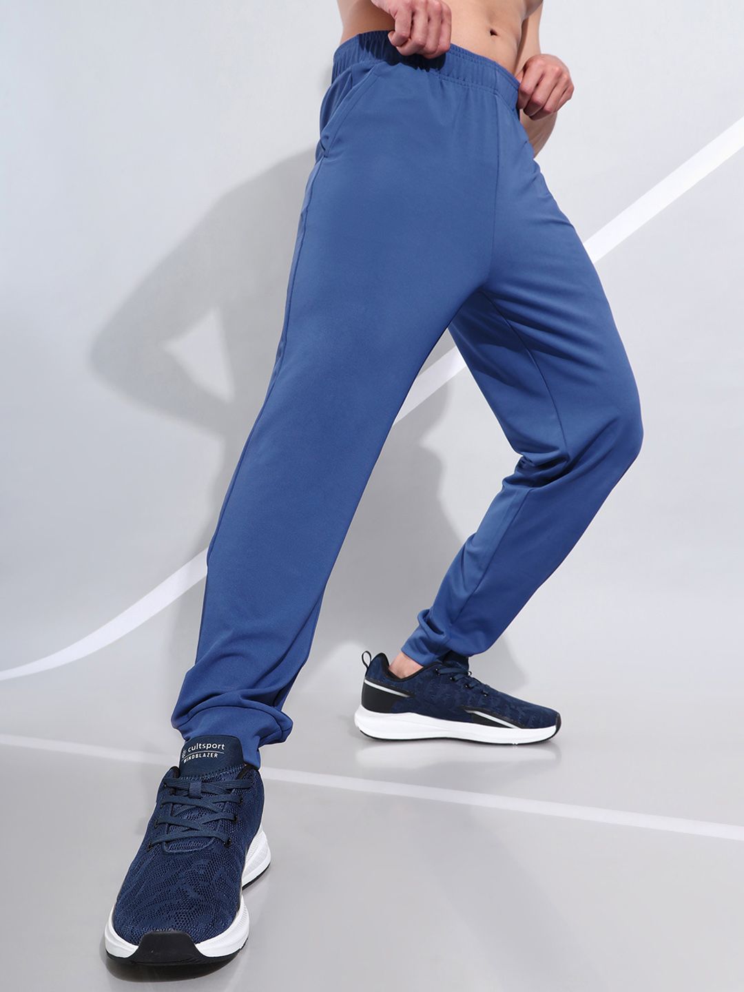  Cultsport Men Regular Fit Flydry Active Joggers With Drawcords
