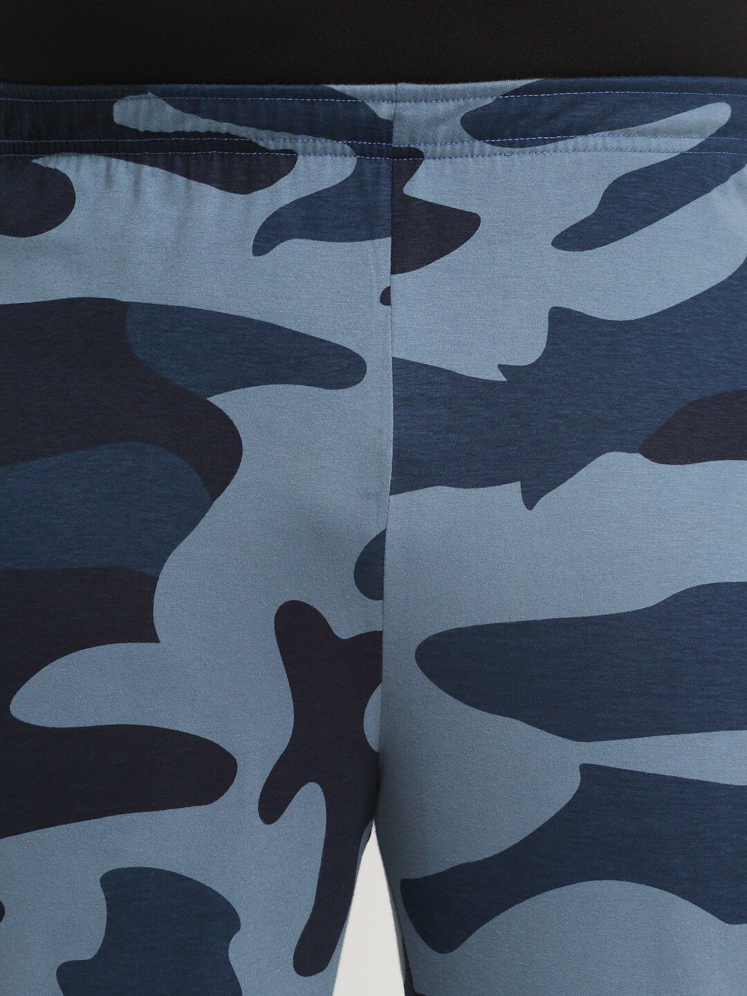  PlusS Men Plus Size Camouflage Printed Straight Cotton Track Pants