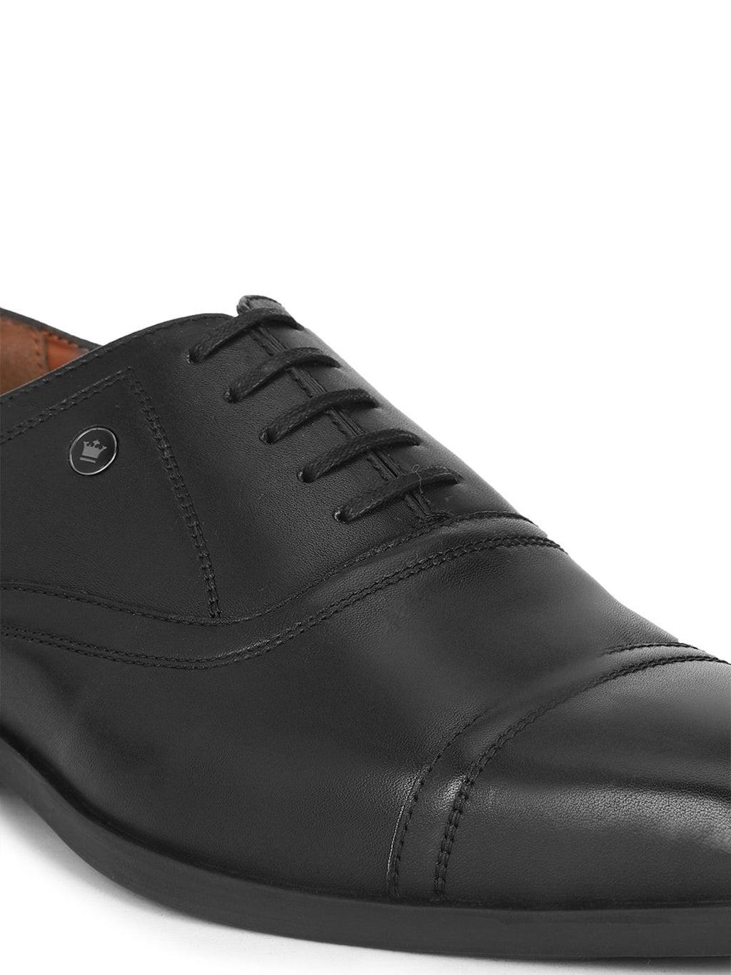  Louis Philippe Men Black Formal Derbys Shoes