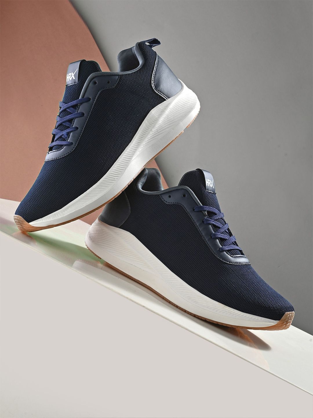  HRX By Hrithik Roshan Men Navy Blue Memory Foam Non-Marking Running Shoes