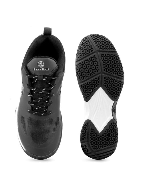 Bacca Bucci Men SMASHTREK Lightweight Mesh Non-Marking Badminton Shoes