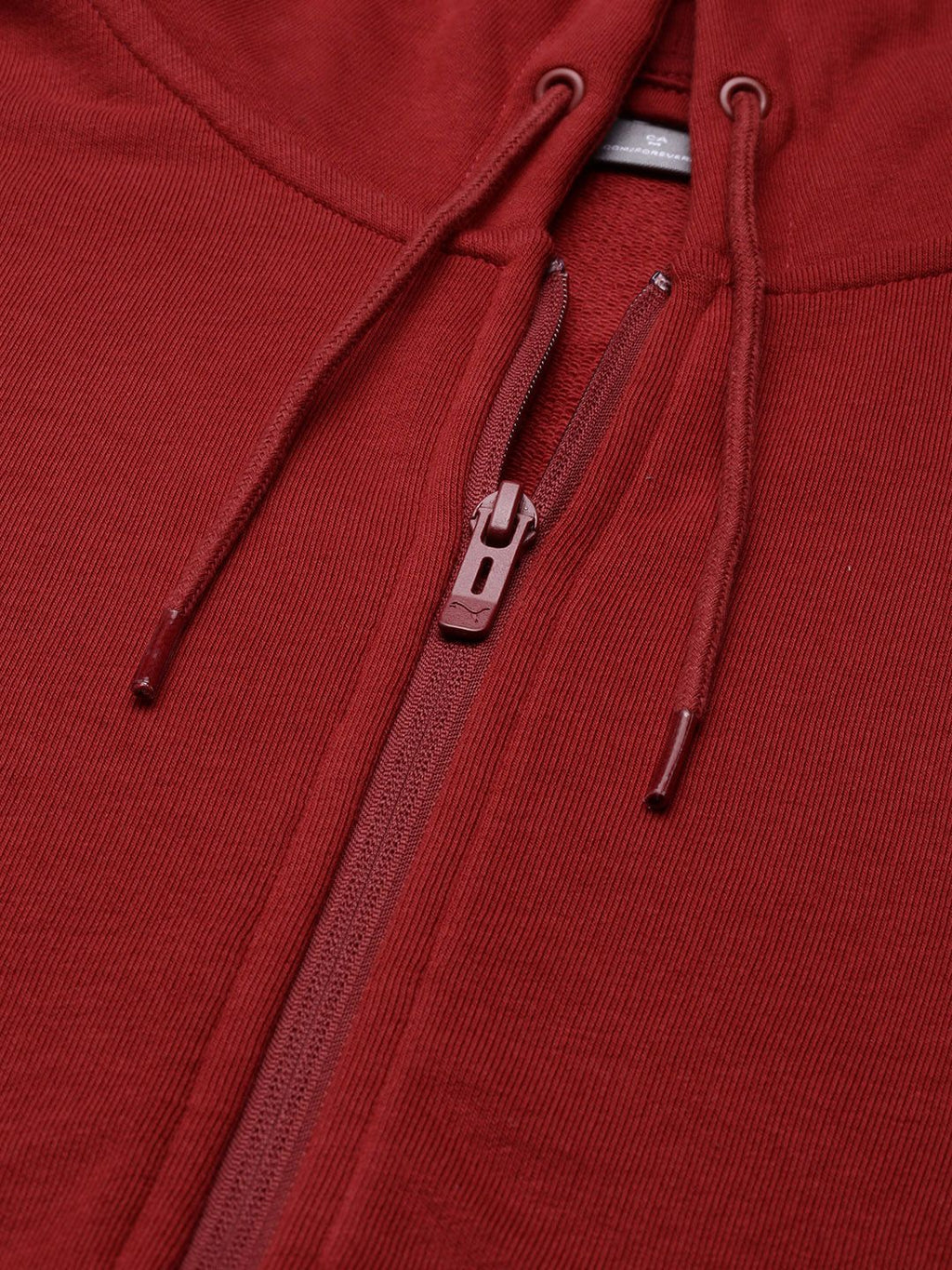  Puma Men Red Hooded Slim Fit Sweatshirt