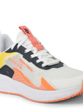  JQR Men White Mesh Running Shoes