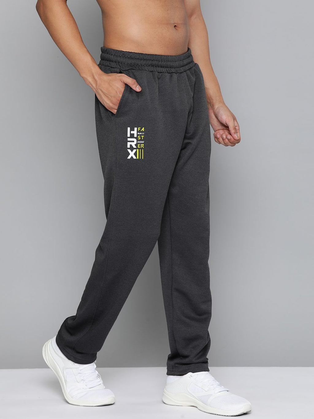  HRX By Hrithik Roshan Men Slim Fit Rapid-Dry Running Track Pants