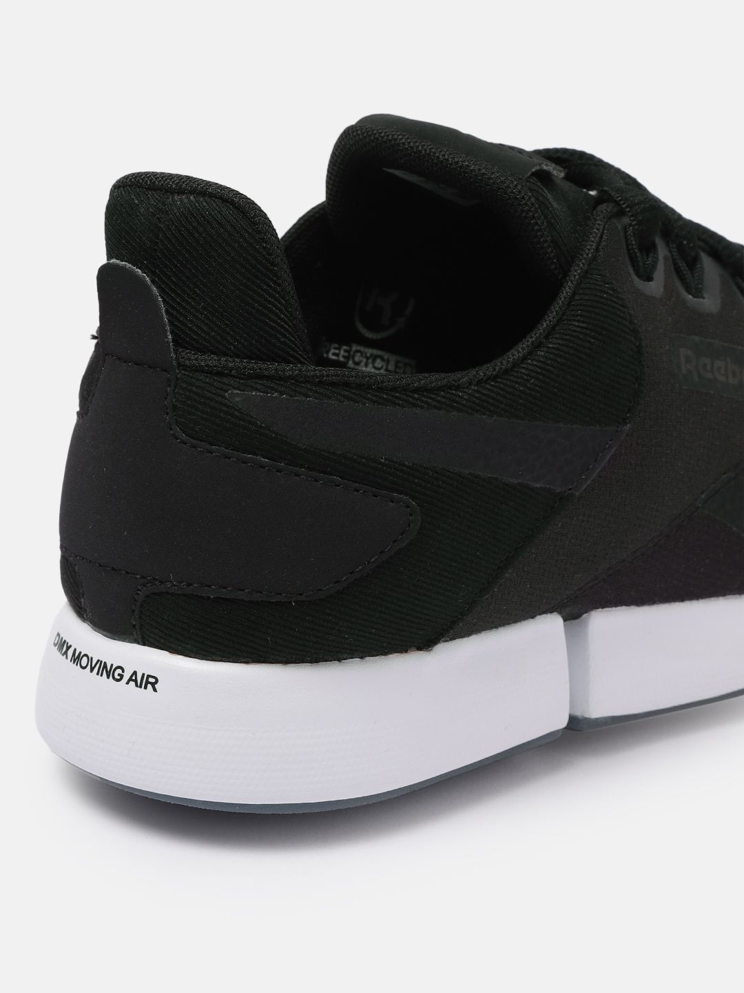  Reebok Men Black Woven Design DailyFit DMX Walking Shoes