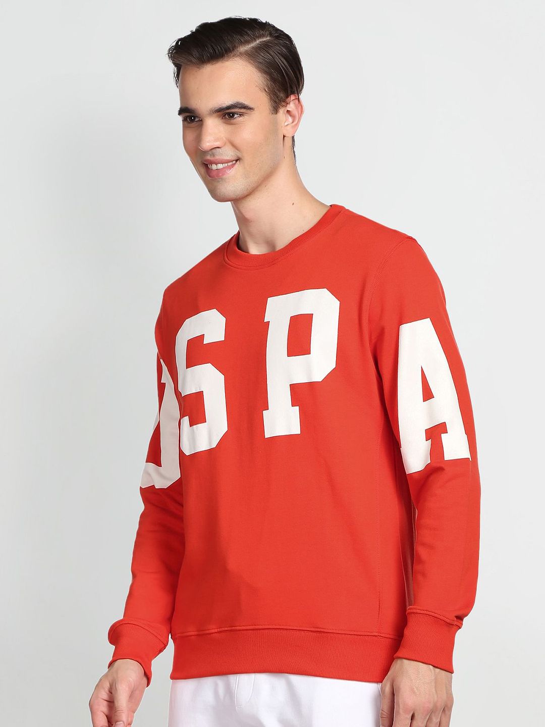  U.S. Polo Assn. Denim Co. Printed Pure Cotton Sweatshirt