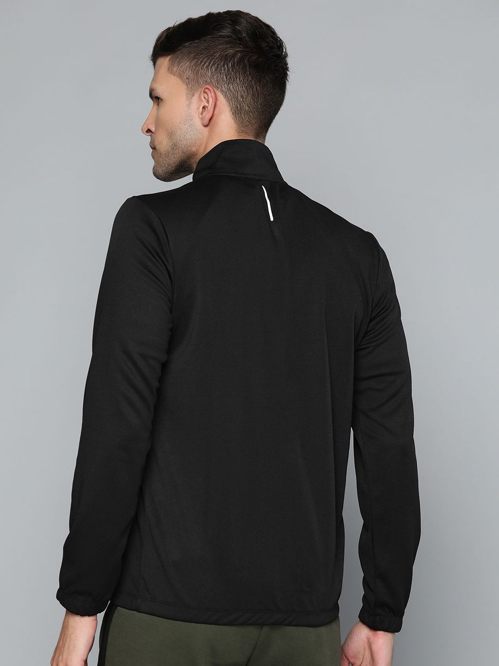  Alcis Men Black Solid Sweatshirt
