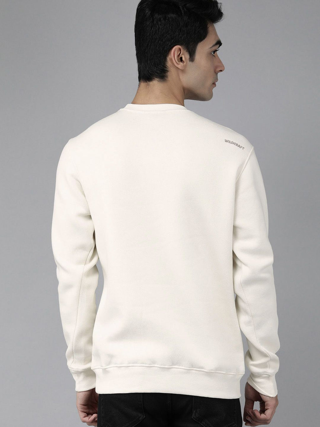  Wildcraft Men Off White Printed Sweatshirt