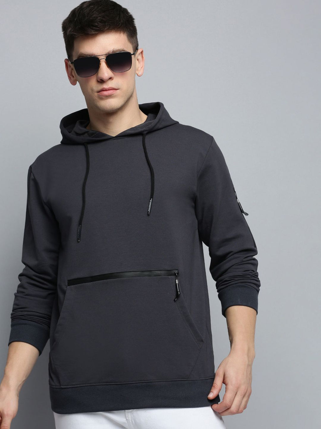  SHOWOFF Hooded Pullover Cotton Sweatshirt