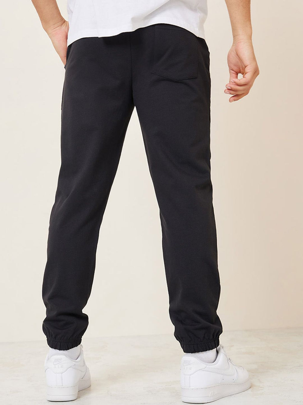 Styli Men Typography Slim Fit Cargo Pure Cotton Joggers