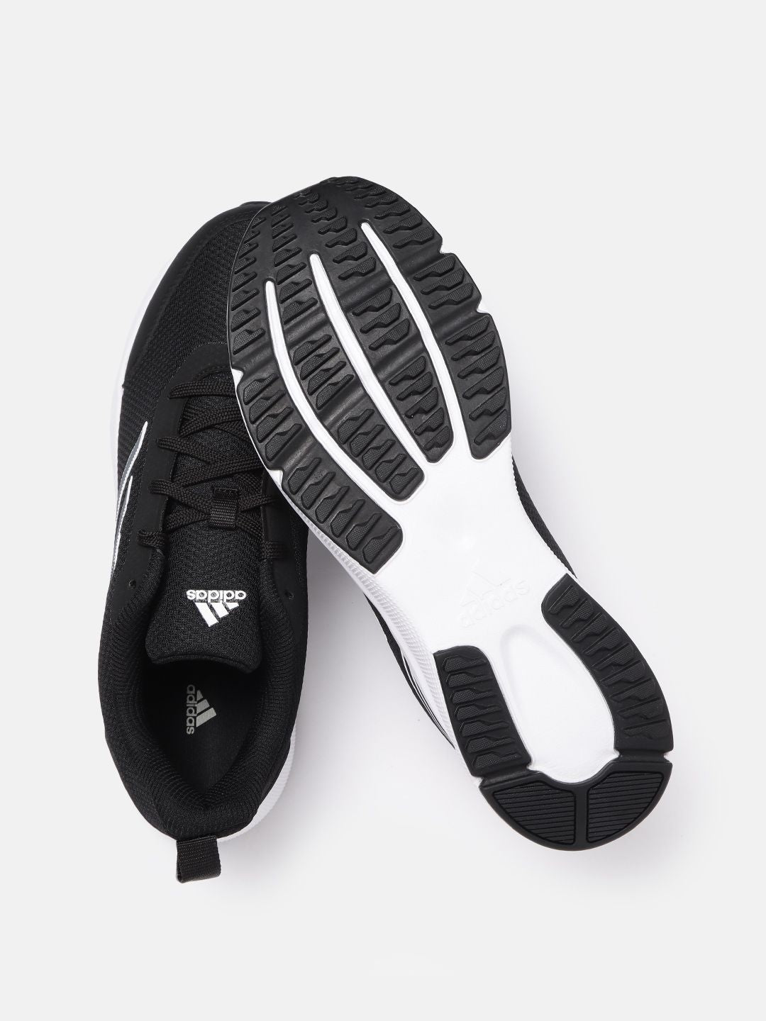  ADIDAS Men Black Woven Design Runmagica Running Shoes