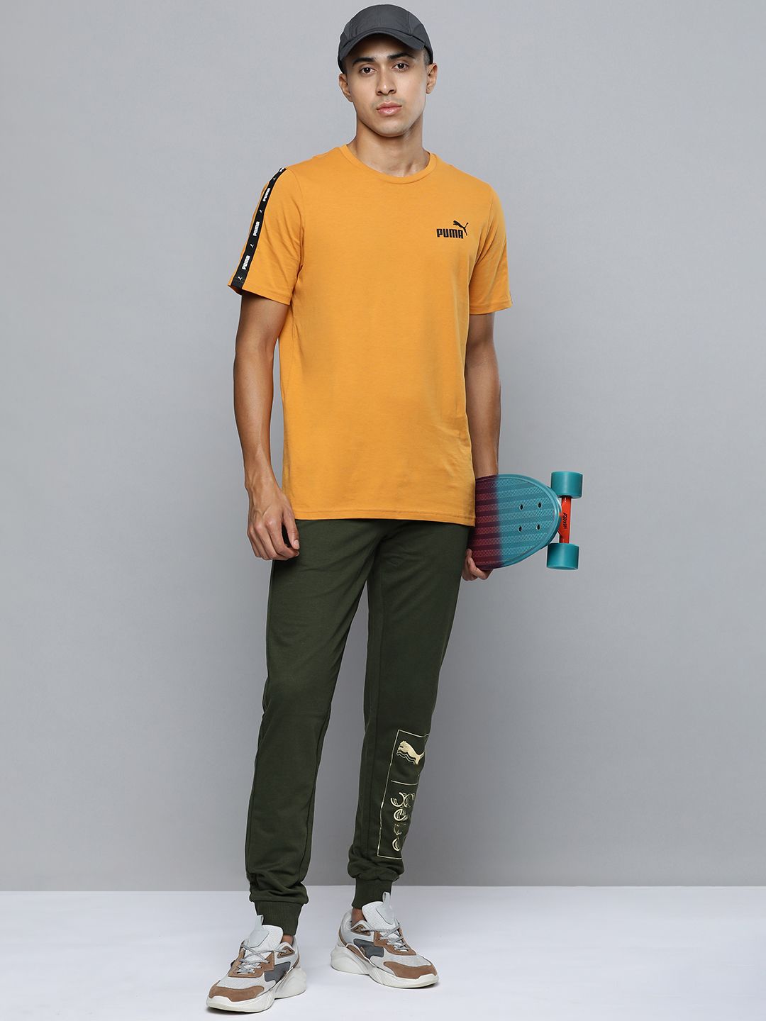  One8 Virat Kohli X PUMA Men Brand Logo Printed Slim Fit Outdoor Joggers