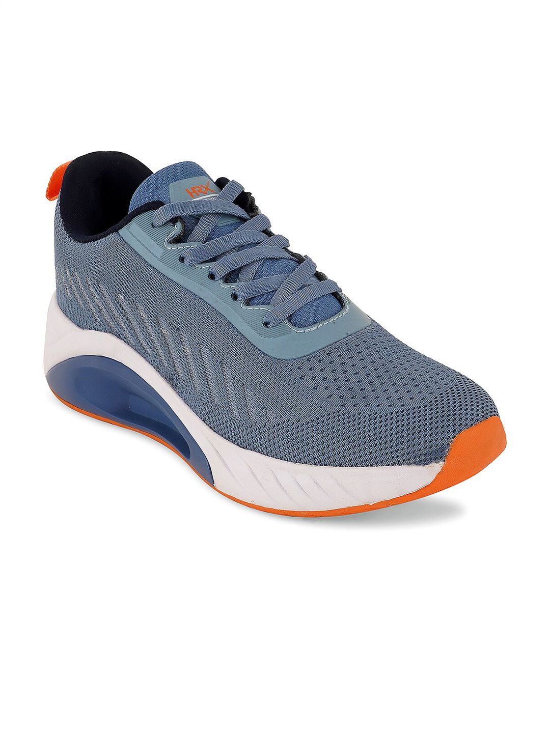  HRX By Hrithik Roshan Men Grey & White Textile Marking Walking Shoes