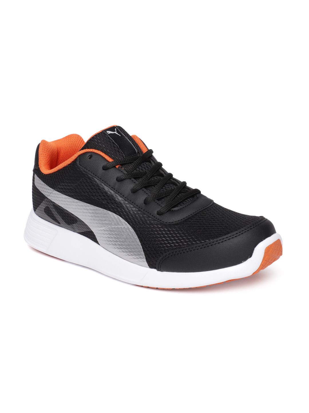  Puma Men Black Trenzo II IDP Running Shoes
