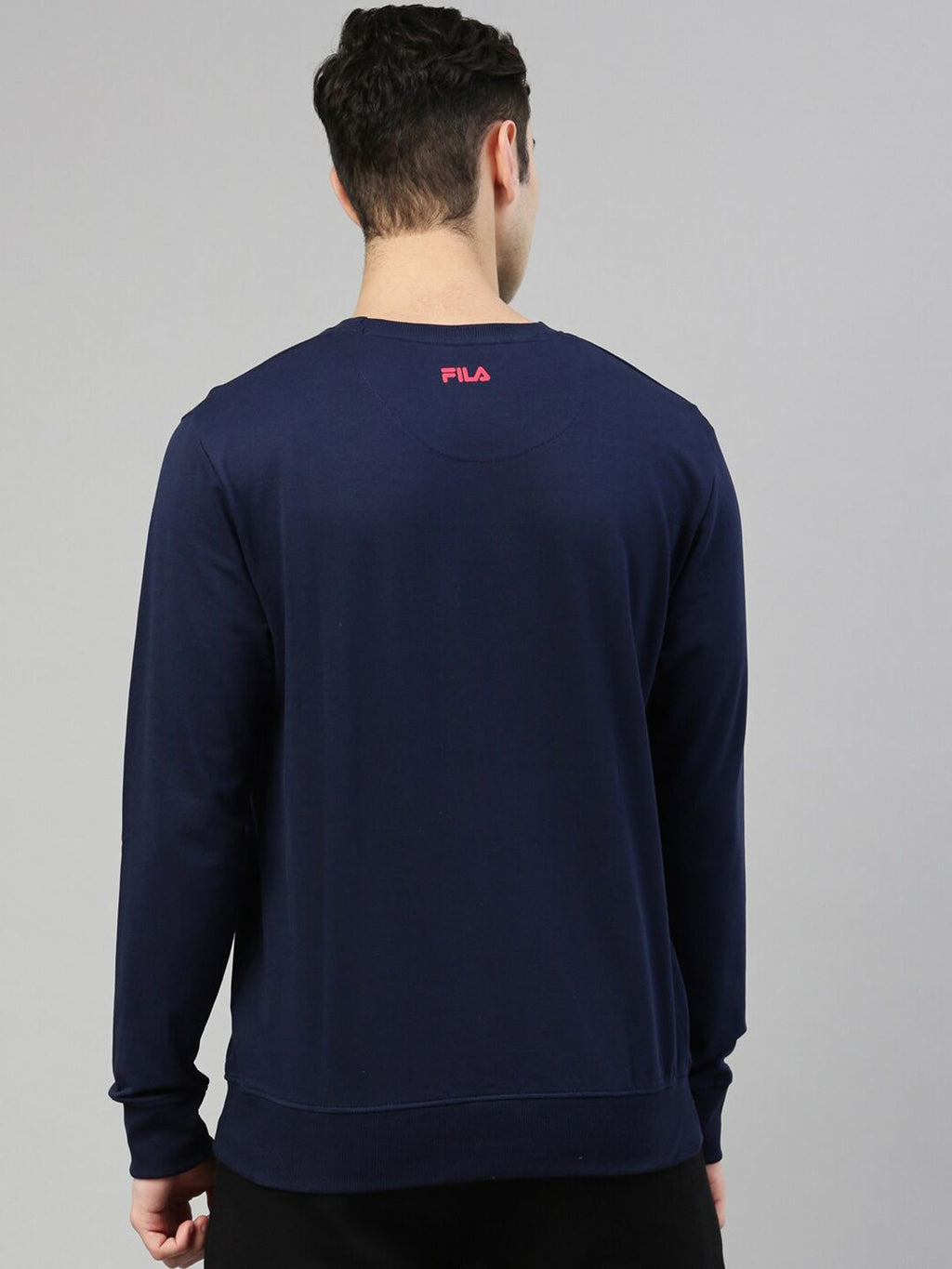  FILA Men Blue Printed Keith Sweatshirt