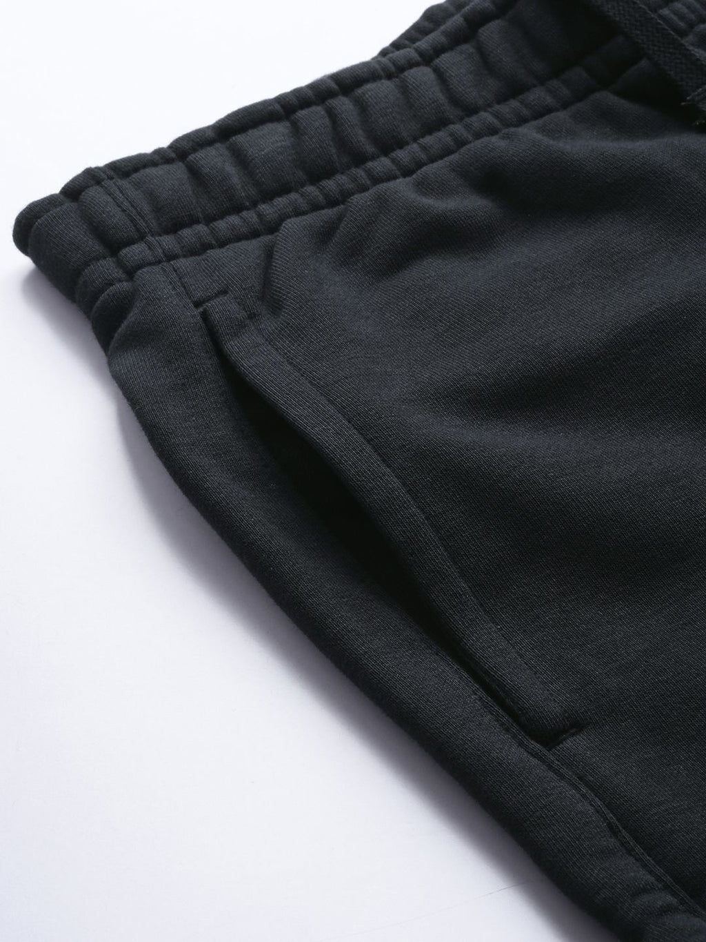  Nike Men Black French Terry NSW CLUB Solid Joggers