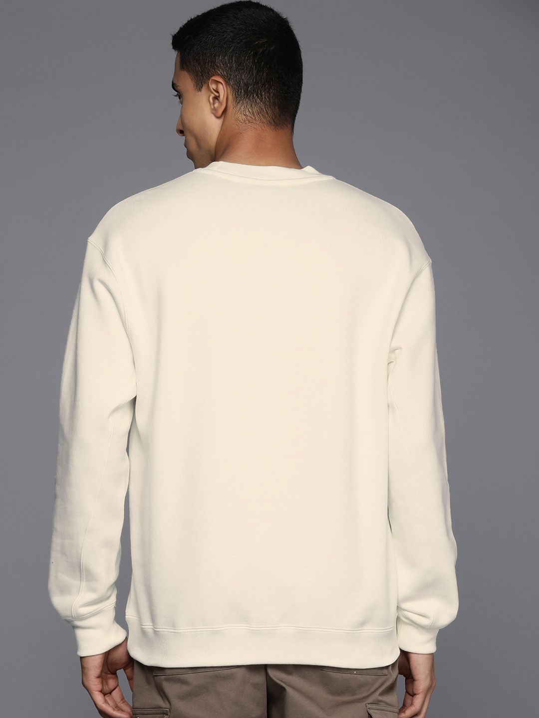  Nike Embroidered Brand Logo Loose Fit NSW CRW FLC HWYWT NCPS Sweatshirt