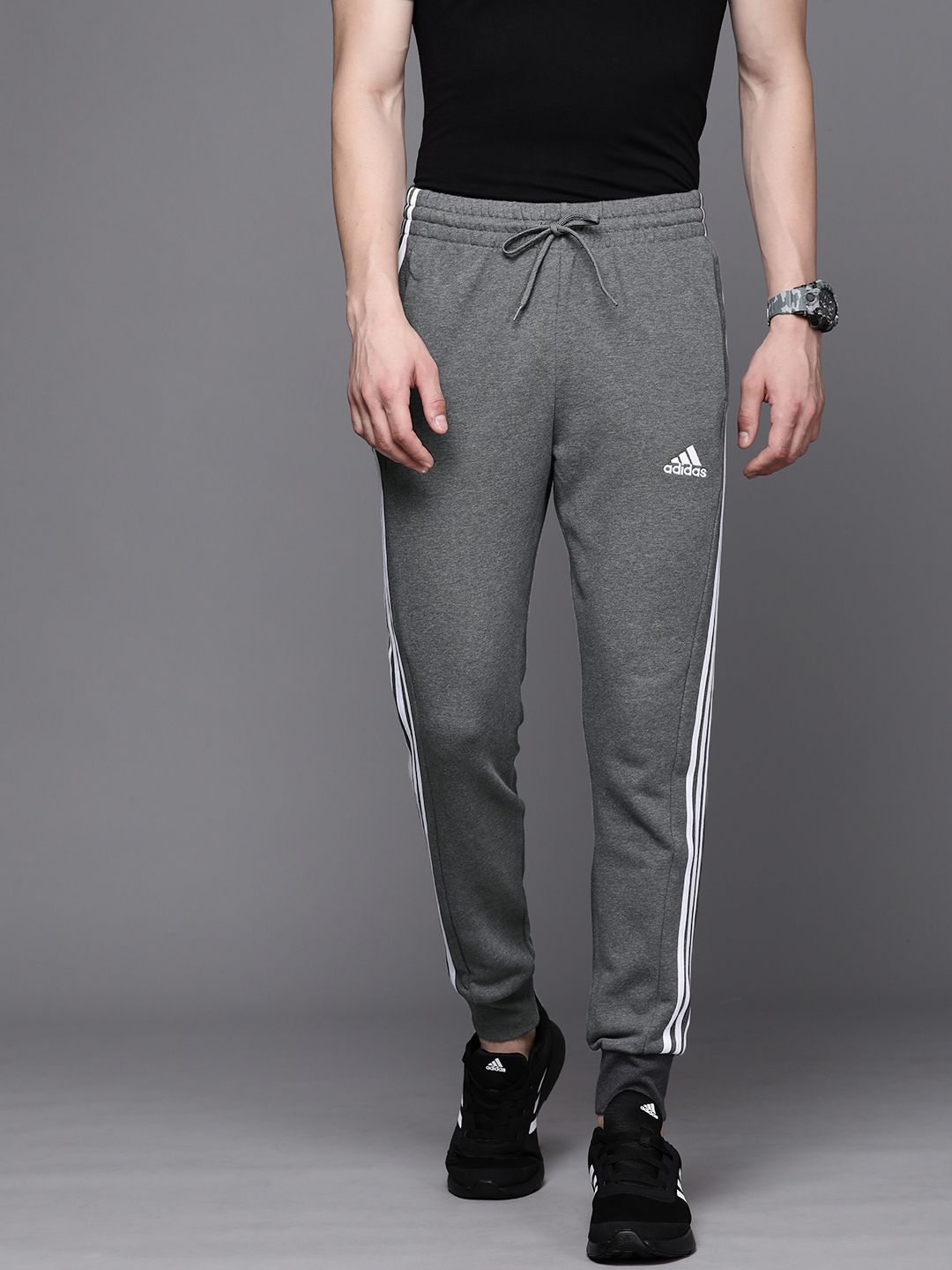  ADIDAS Men 3-Stripes Casual Joggers