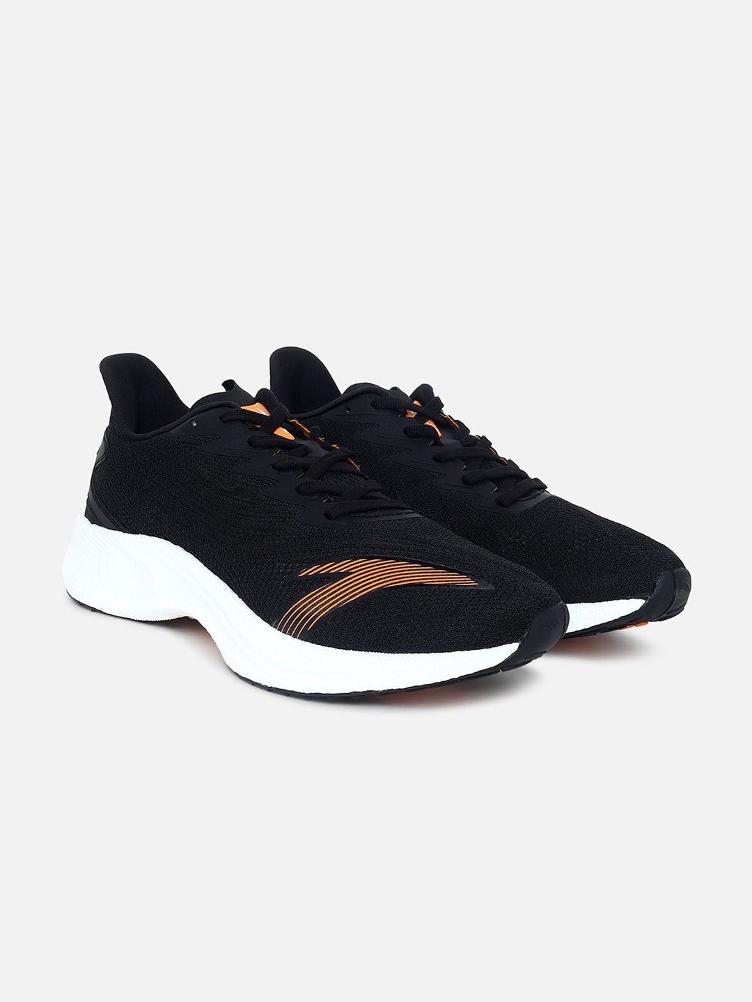  Anta Men Black Mesh Walking Non-Marking Shoes