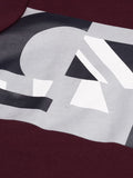  Pepe Jeans Men Burgundy Printed Sweatshirt