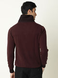 RARE RABBIT Men Brown Pullover Sweatshirt