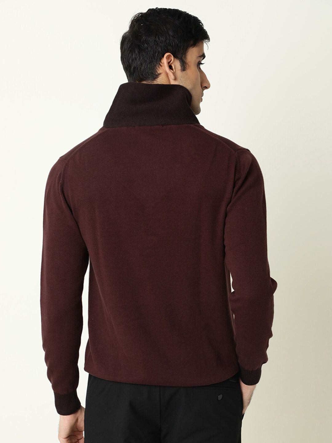  RARE RABBIT Men Brown Pullover Sweatshirt
