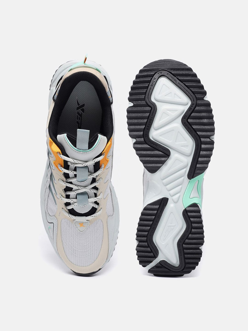  Xtep Men Super Grip EVA Textile Anti-Slip Non-Marking Running Shoes