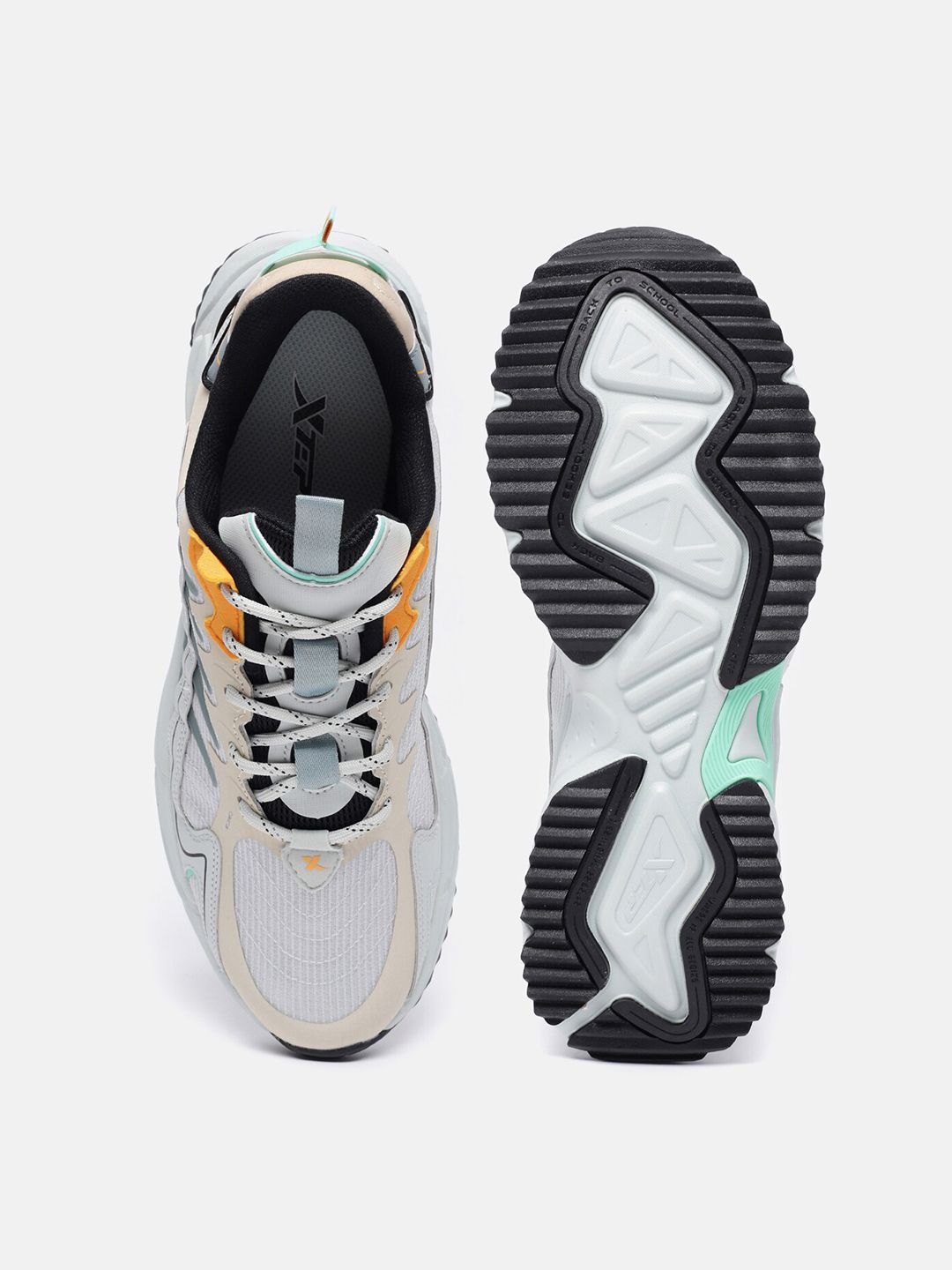  Xtep Men Super Grip EVA Textile Anti-Slip Non-Marking Running Shoes
