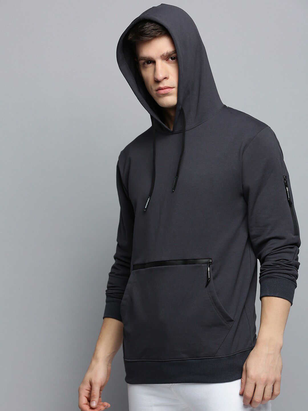  SHOWOFF Hooded Pullover Cotton Sweatshirt