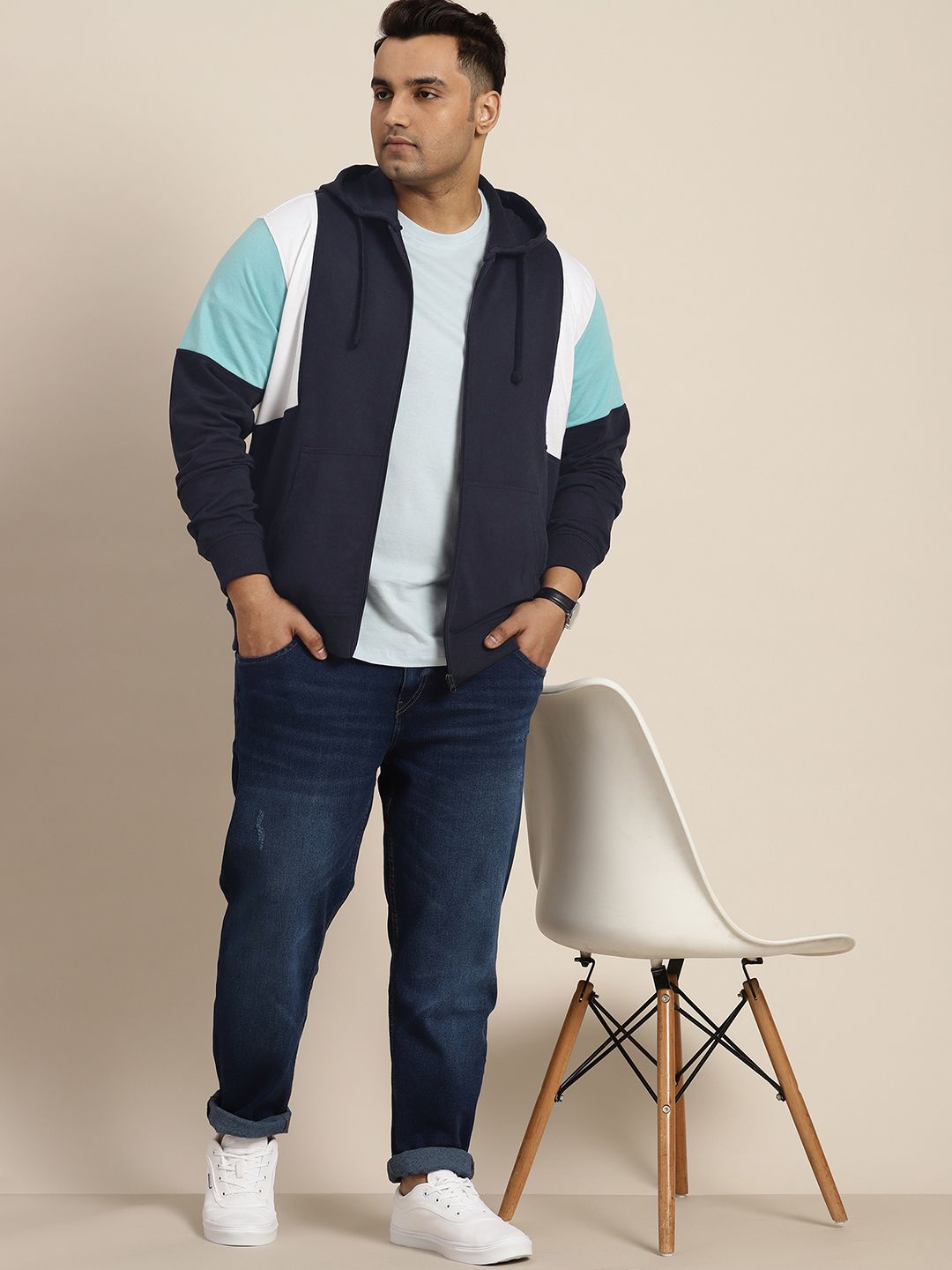  Sztori Men Plus Size Hooded Sweatshirt