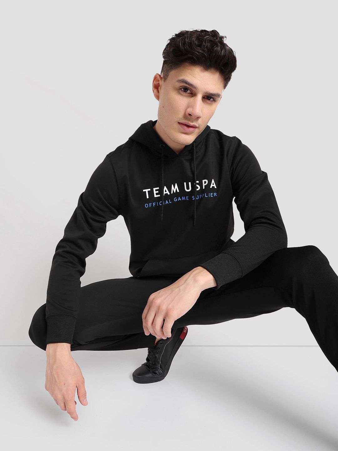  U.S. Polo Assn. Printed Essential Training Hoodie Sweatshirt