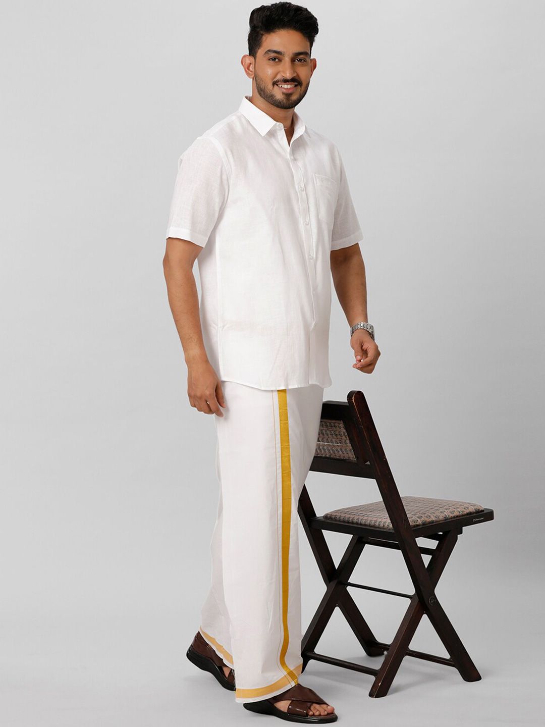  Ramraj Spread Collar Casual Shirt