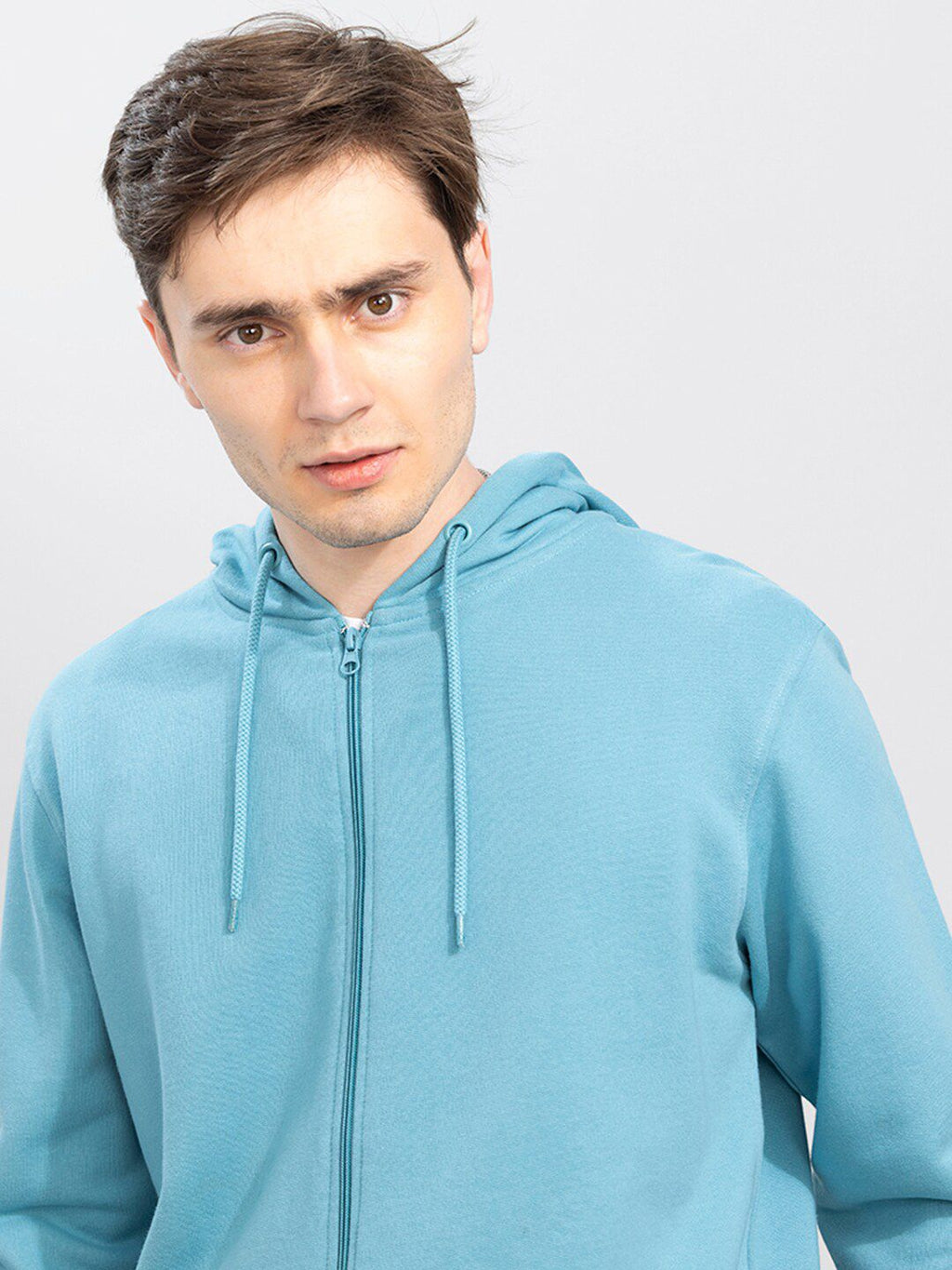  Snitch Men Blue Hooded Sweatshirt