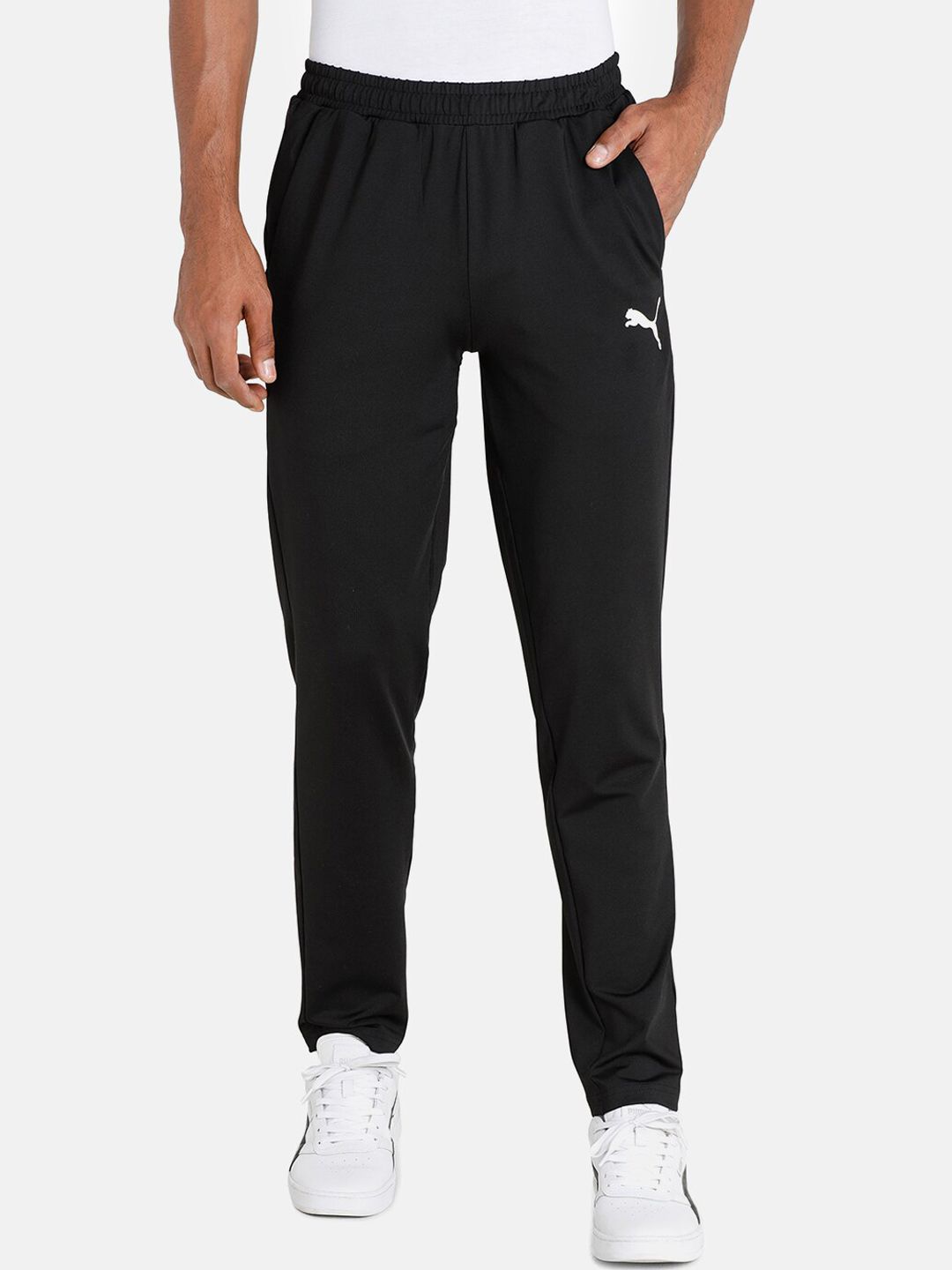 Puma Men Black Solid Teams CR Training Pants