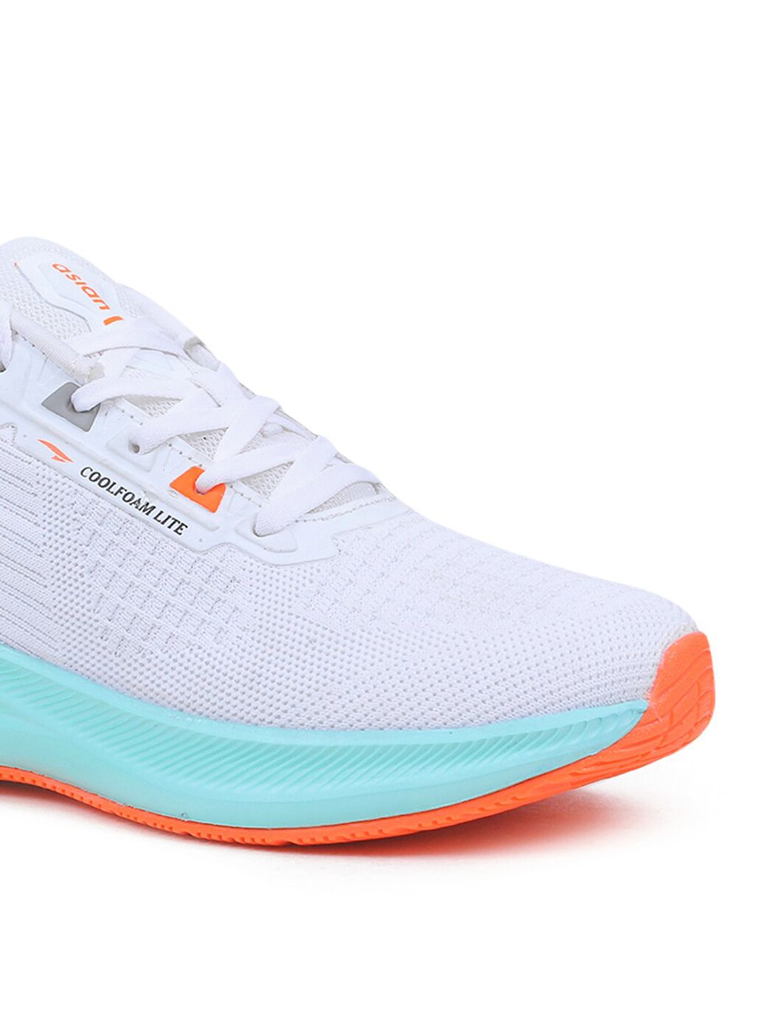  ASIAN Men White Mesh Running Shoes