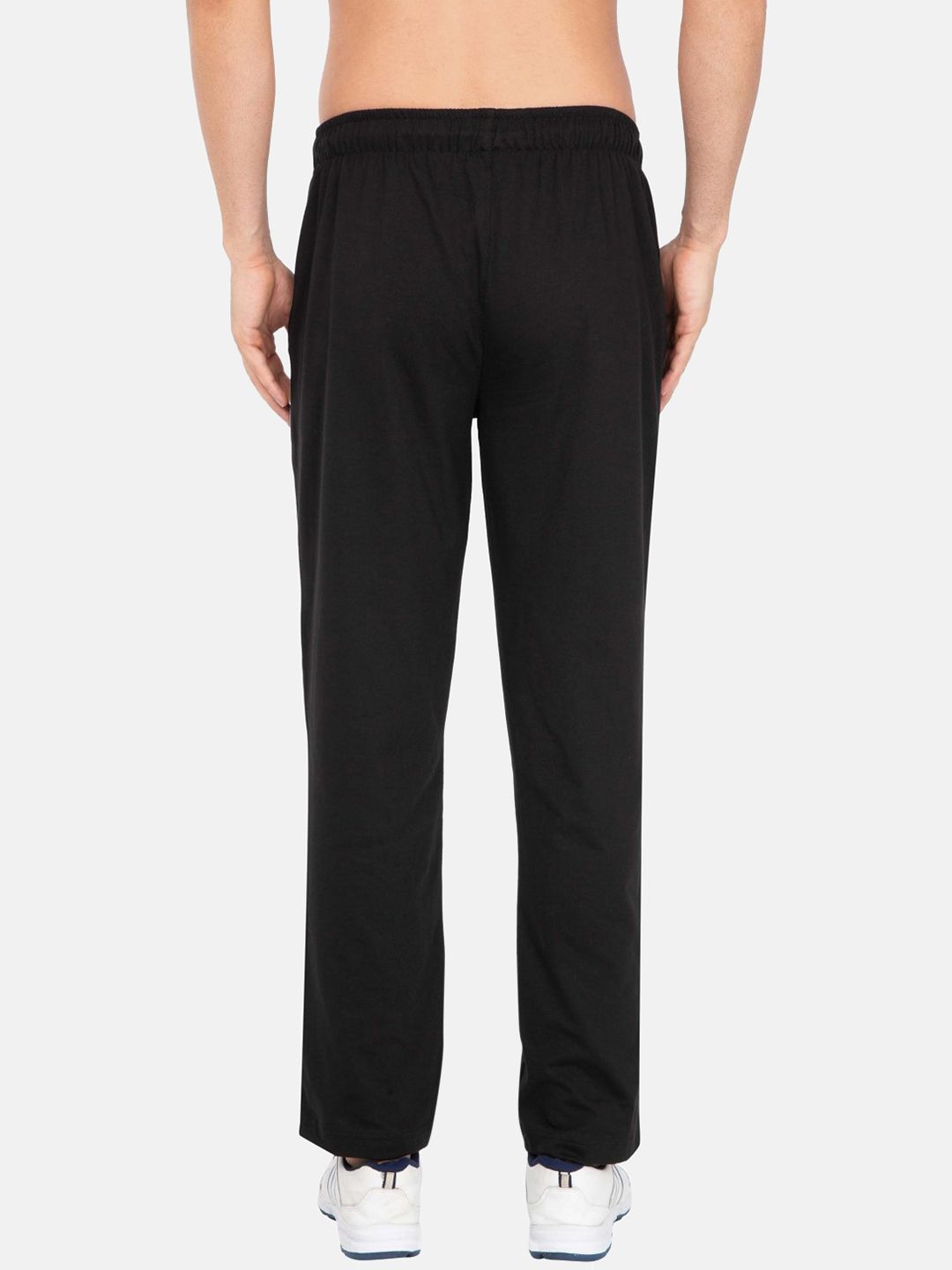  Jockey Men Black Solid Straight Fit Track Pants