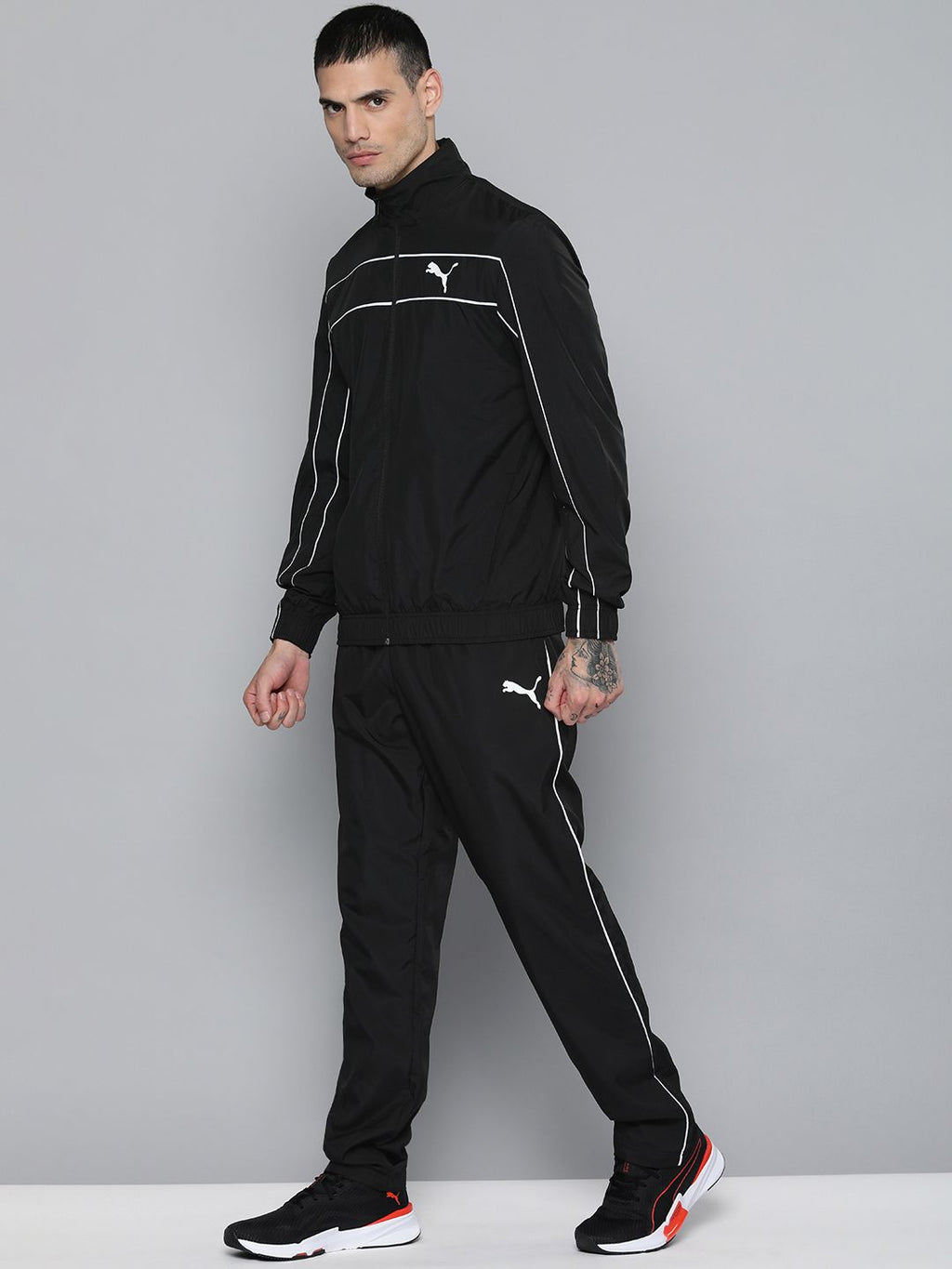  Puma Men Classic 1 Striped Track Suit