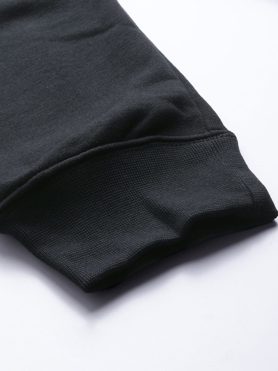  Nike Men Black French Terry NSW CLUB Solid Joggers
