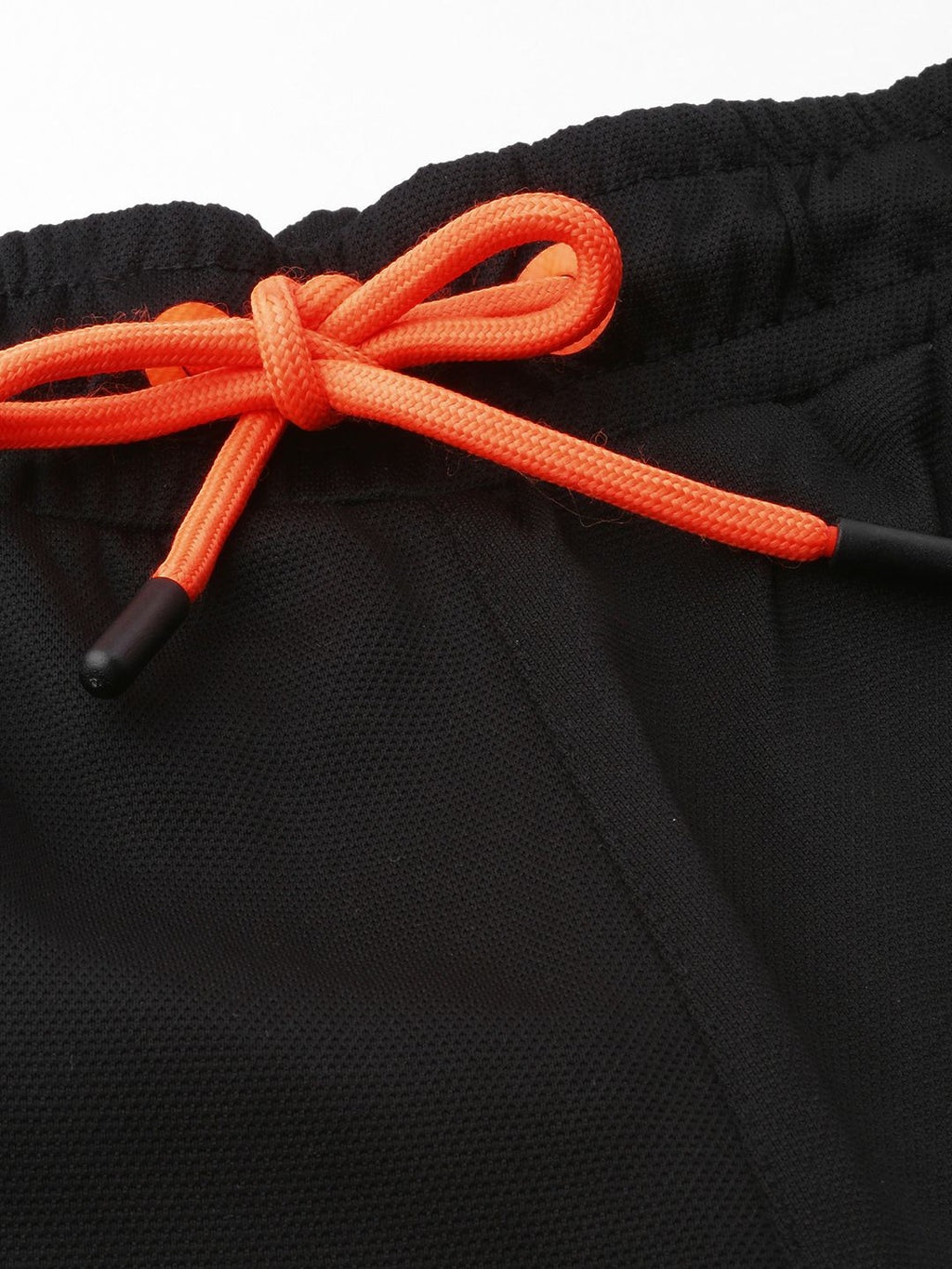  WROGN ACTIVE Men Black Regular Fit Self Design Cropped Joggers