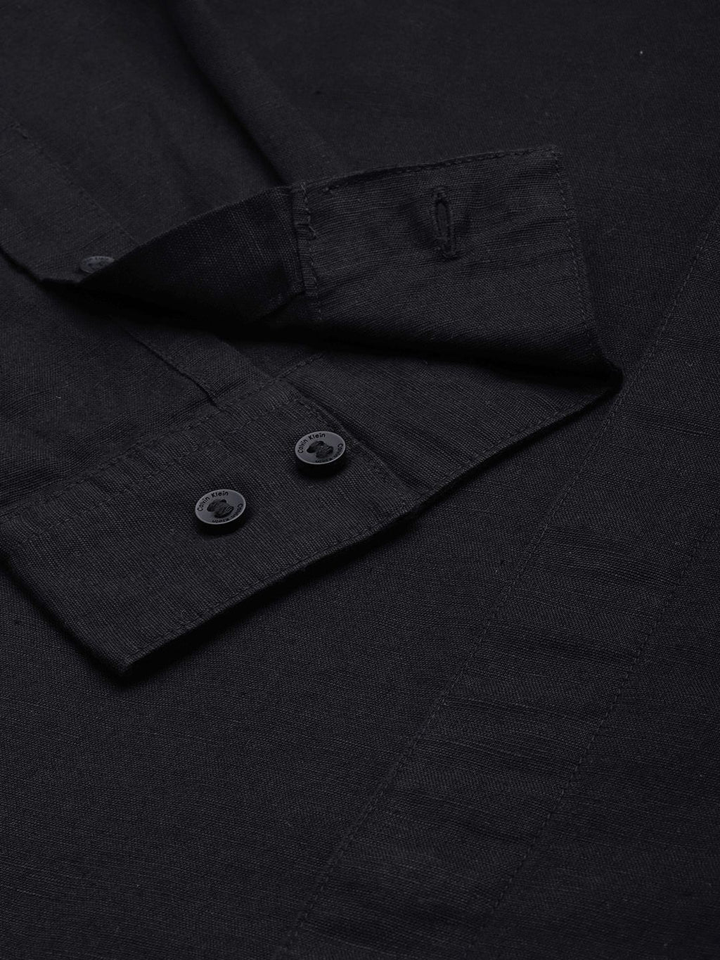  Calvin Klein Jeans Men Linen Cotton Casual Shirt